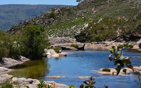 Parte alta da Cachoeira Casca d´Anta